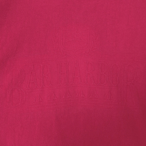 90's Vintage Bar Harbor Single Stitch Short Sleeve Crewneck T-shirt Hot Pink M - Picture 3 of 8